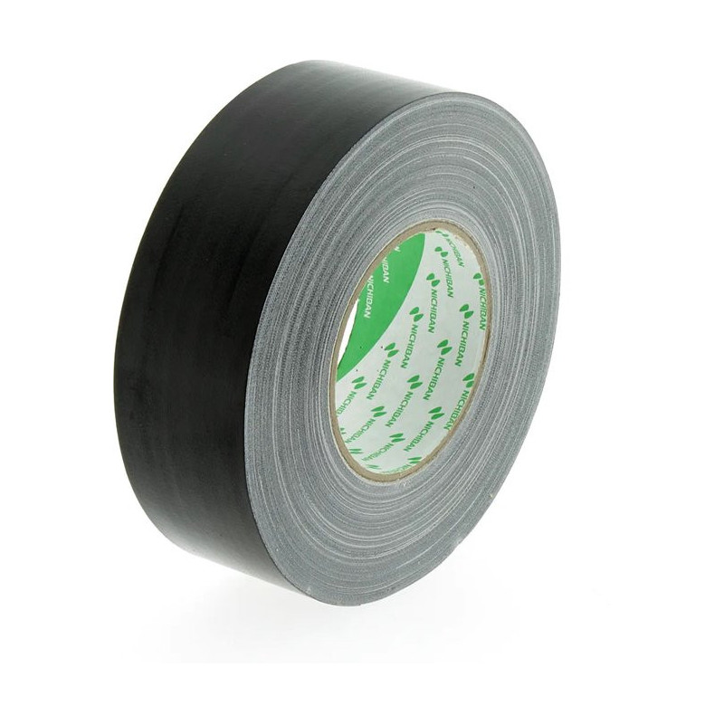 Nichiban Gaffa Tape 50mm x 50m Zwart (Doos 18 Rol)